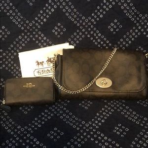 Coach Cross Body & Matching Wallet
